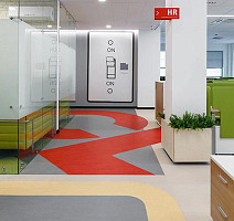 Marmoleum Modular t3131 scarlet фото 2 | FLOORDEALER